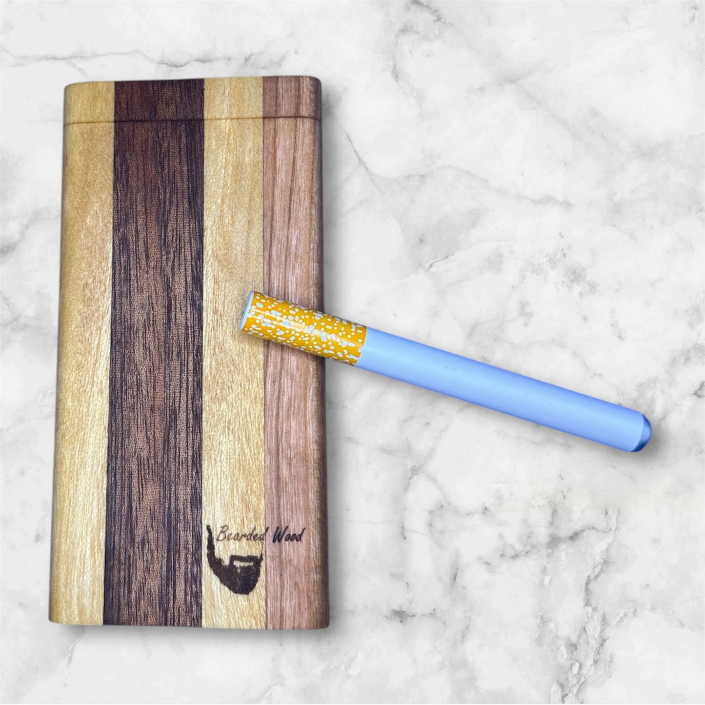 Dugout One Hitter Box- Sapele, Yellowheart, Cherry