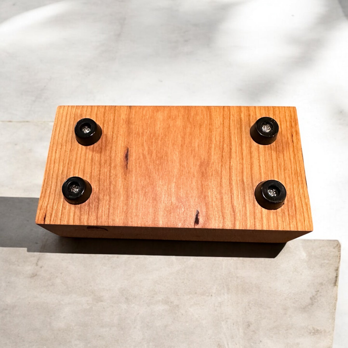 14mm slide holder / stand. Solid Cherry Wood
