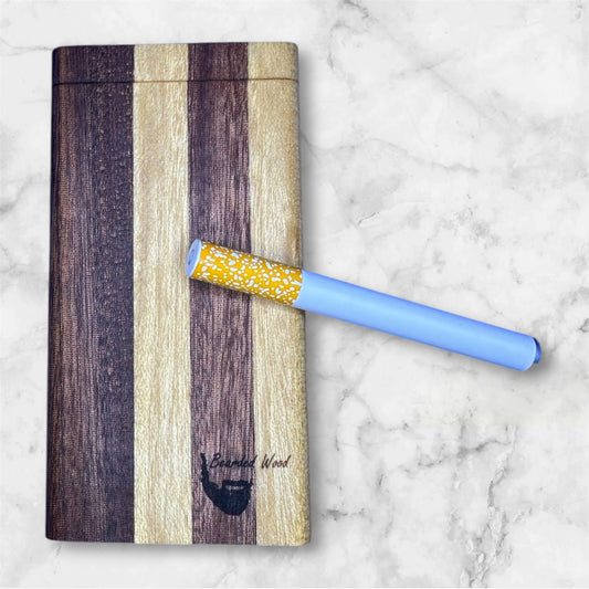 Dugout One Hitter Box- Sapele & Yellowheart