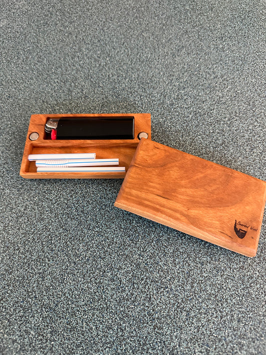 Joint/Blunt Cherry Wood Stash Box