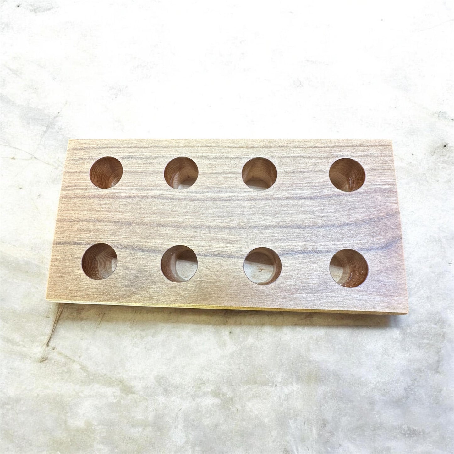 14mm slide holder / stand. Solid Cherry Wood