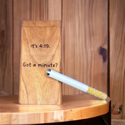 It’s 4:19, got a minute? Handmade Dugout- Higher Collective IN STORE PURCHASE ONLY.