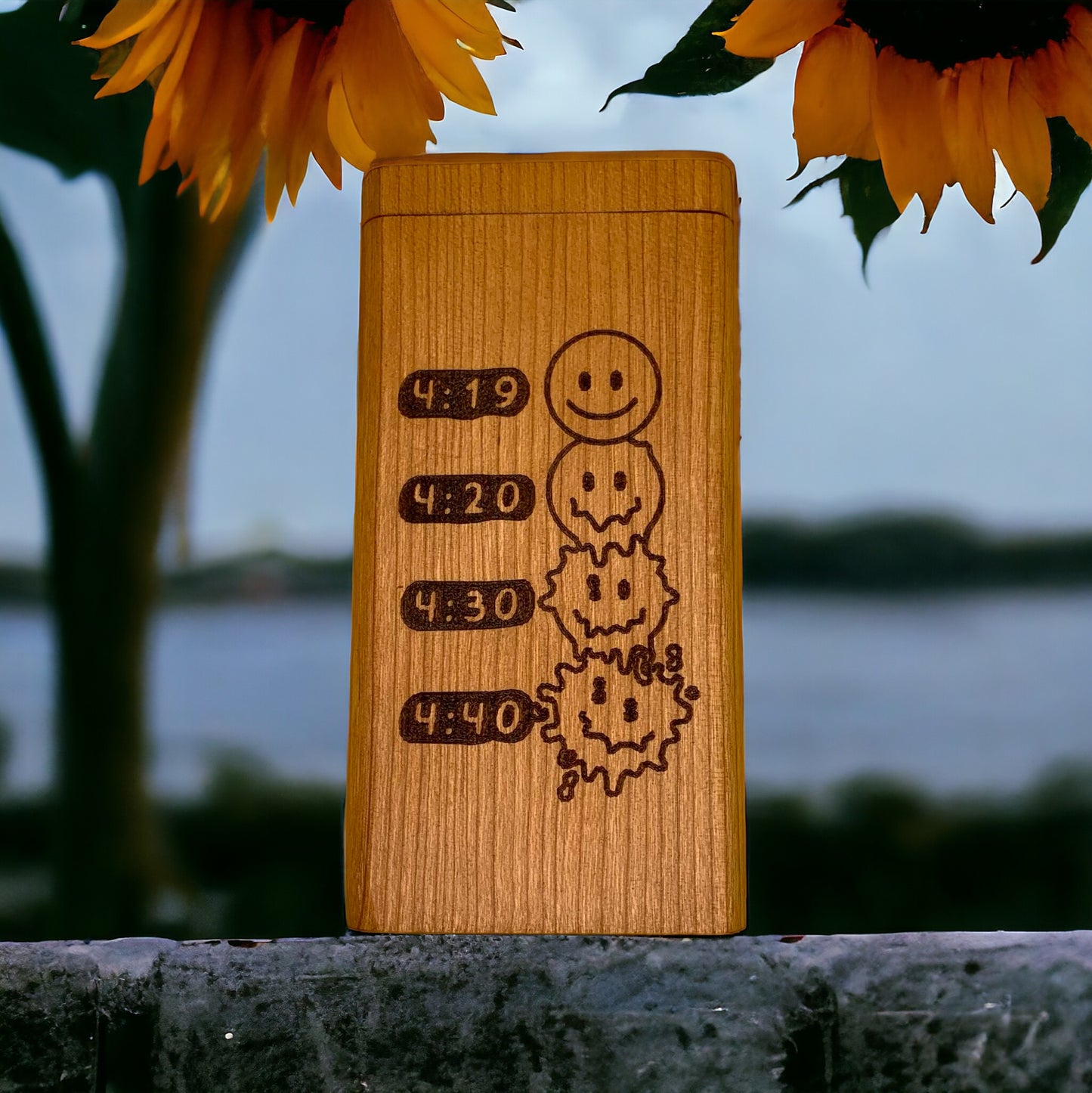 420 Smileys Handmade Dugout- Higher Collective IN STORE PURCHASE ONLY.