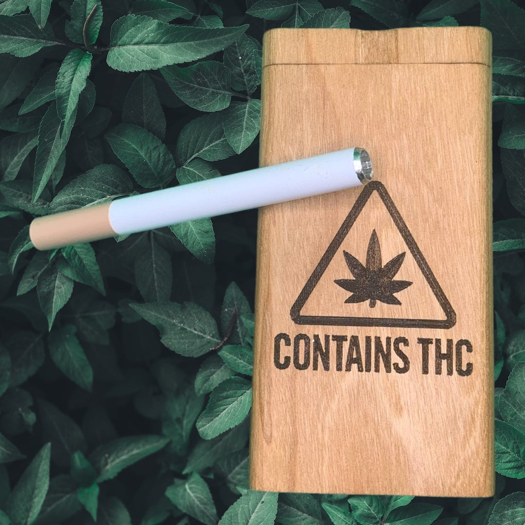 Cherry Dugout with THC Sign- One Hitter