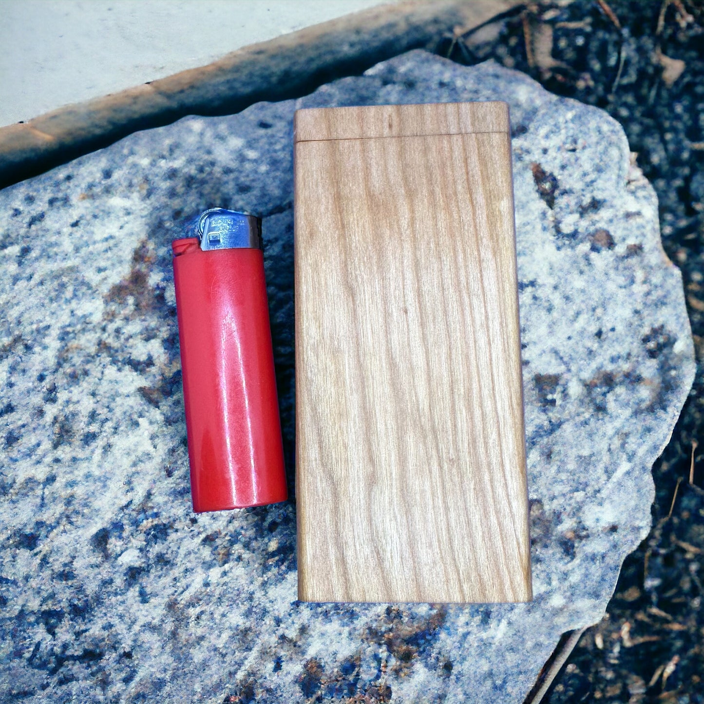 Cherry Wood 2 JOINT Holder - Higher Collective IN STORE PURCHASE ONLY.