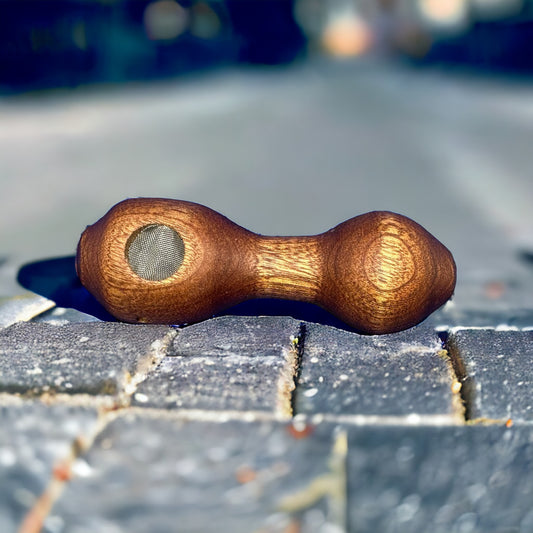 Hand Turned Solid Wood Pipe