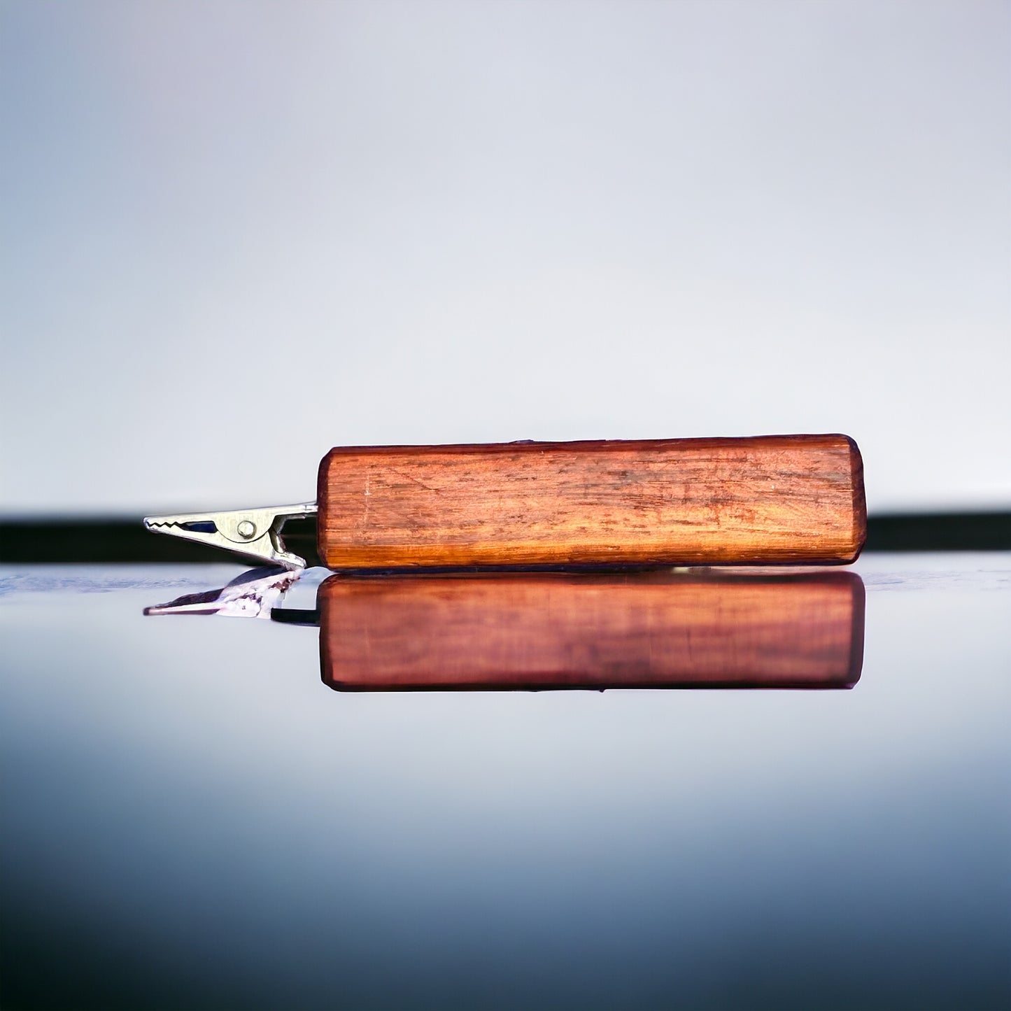 Handmade Wooden Roach Clip- Padauk Wood