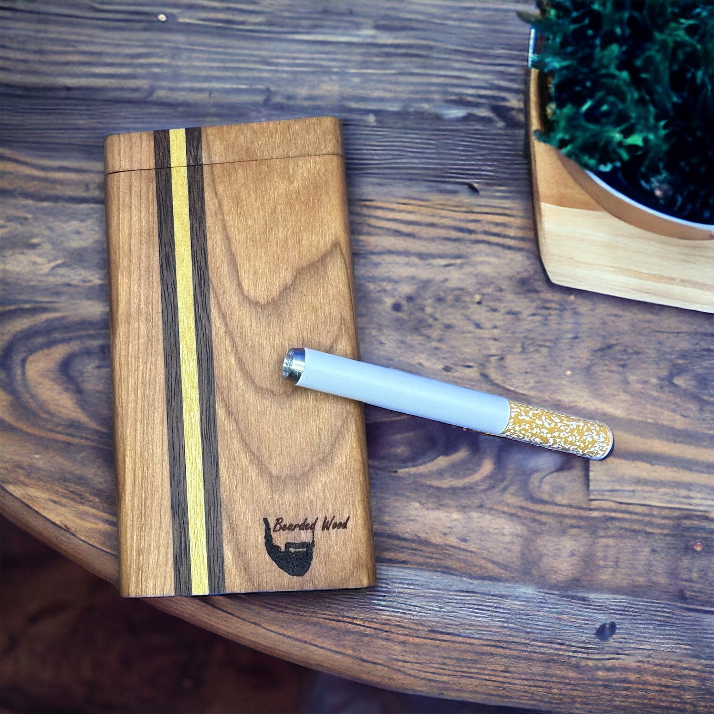 Dugout One Hitter Box- Cherry, Walnut & Yellowheart