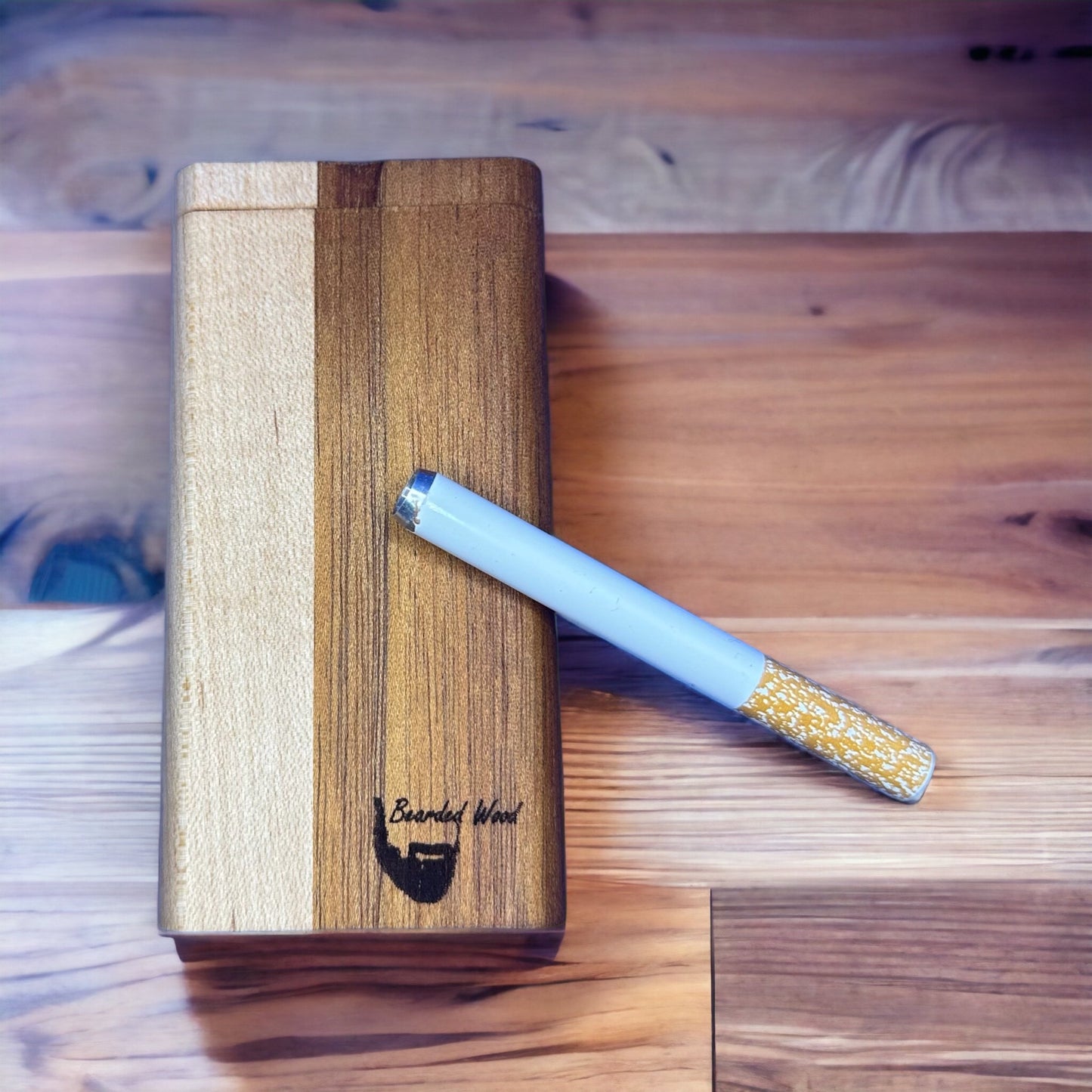 Dugout One Hitter Box- Mahogany, Maple